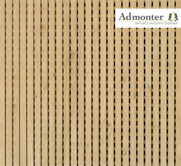 Akustikpaneel Admonter Acoustics Linear Eiche Nut + Feder 4-seitig